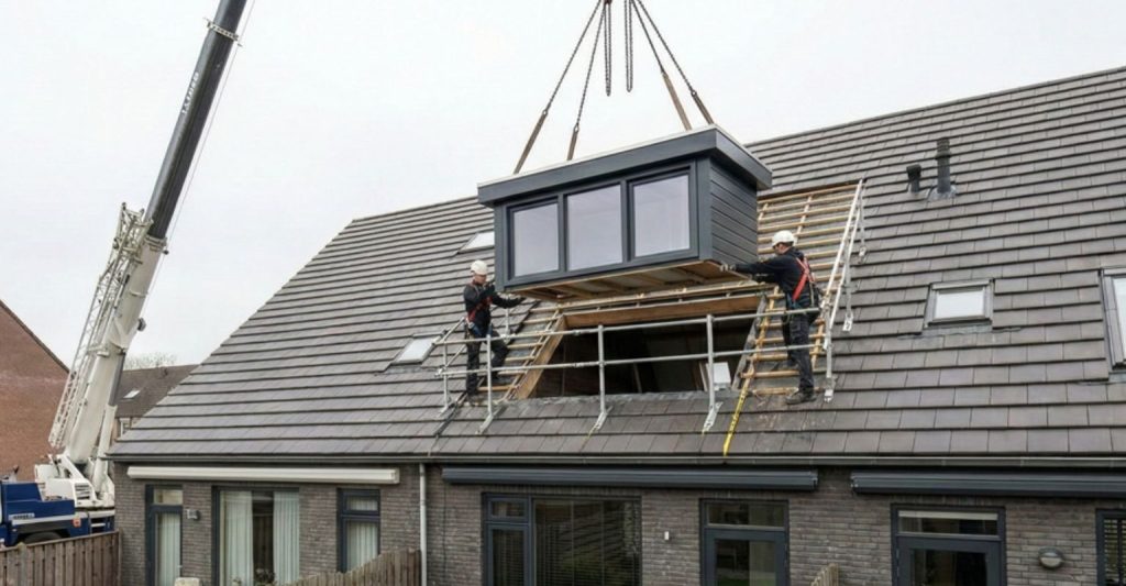 Dakkapel in Barendrecht - Prefab dakkapel